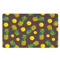 Brown Pineapple Pattern Print Polyester Doormat
