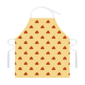 Brown Poop Pattern Print Adjustable Apron