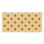 Brown Poop Pattern Print Beach Towel
