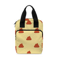 Brown Poop Pattern Print Bible Tote Bag
