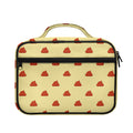 Brown Poop Pattern Print Briefcase Bible Bag