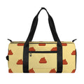 Brown Poop Pattern Print Gym Bag
