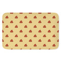 Brown Poop Pattern Print Indoor Door Mat