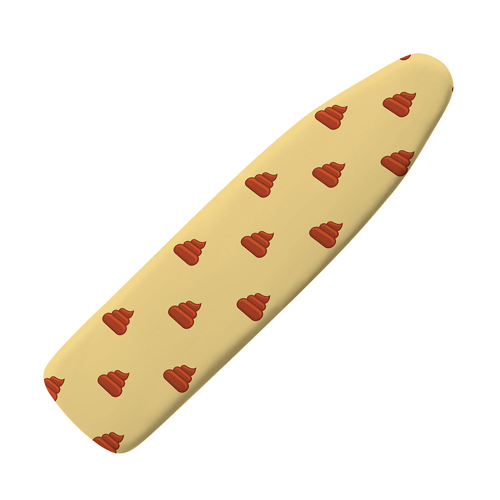 Brown Poop Pattern Print Ironing Board Cover