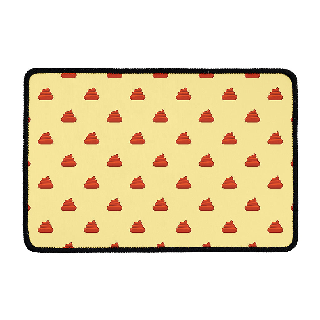 Brown Poop Pattern Print Kitchen Mat