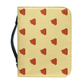 Brown Poop Pattern Print Leather Bible Cover