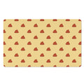 Brown Poop Pattern Print Polyester Doormat