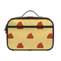 Brown Poop Pattern Print Portable Lunch Bag