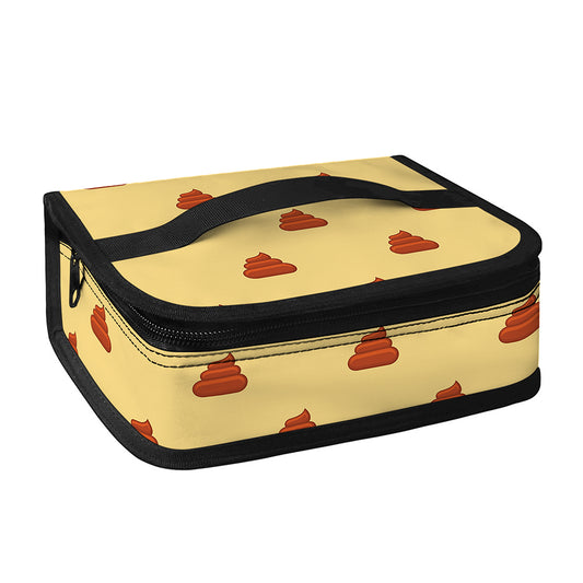 Brown Poop Pattern Print Small Lunch Bag