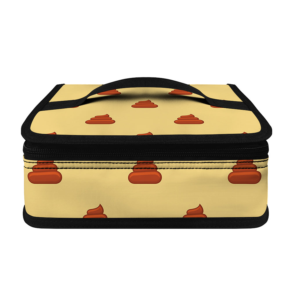 Brown Poop Pattern Print Small Lunch Bag
