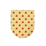 Brown Poop Pattern Print Toilet Lid Cover