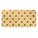 Brown Poop Pattern Print Towel