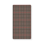 Brown Prince of Wales Check Print Baby Crib Sheet