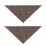 Brown Prince of Wales Check Print Dog Bandana