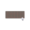 Brown Prince of Wales Check Print Extended Mouse Pad