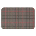 Brown Prince of Wales Check Print Indoor Door Mat