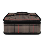 Brown Prince of Wales Check Print Small Lunch Bag