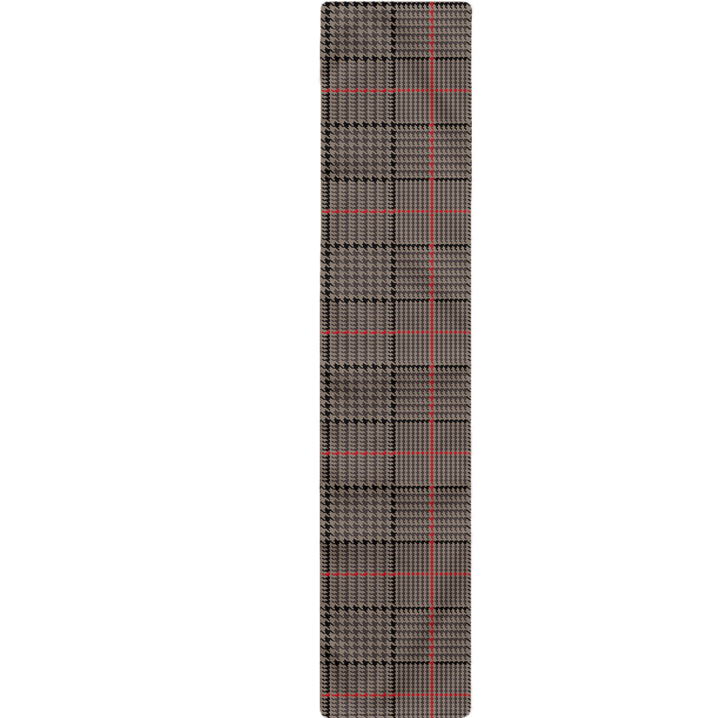 Brown Prince of Wales Check Print Table Runner