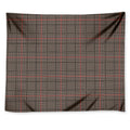 Brown Prince of Wales Check Print Tapestry