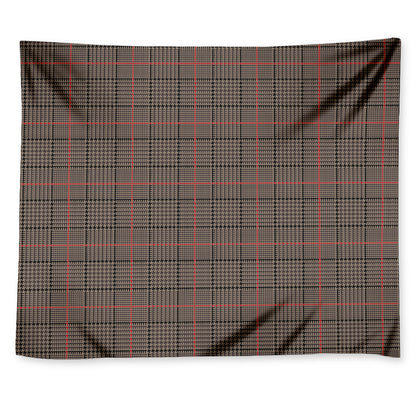 Brown Prince of Wales Check Print Tapestry