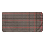 Brown Prince of Wales Check Print Towel