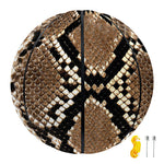 Brown Python Snakeskin Print Basketball