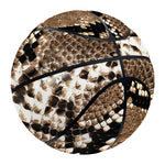 Brown Python Snakeskin Print Basketball