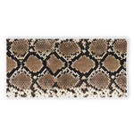 Brown Python Snakeskin Print Beach Towel