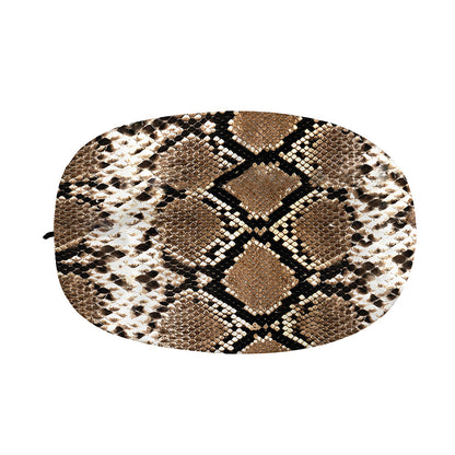 Brown Python Snakeskin Print Car Side Mirror Covers
