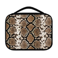 Brown Python Snakeskin Print Classic Bible Case