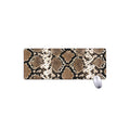 Brown Python Snakeskin Print Extended Mouse Pad
