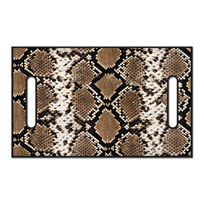 Brown Python Snakeskin Print Golf Cart Seat Cover