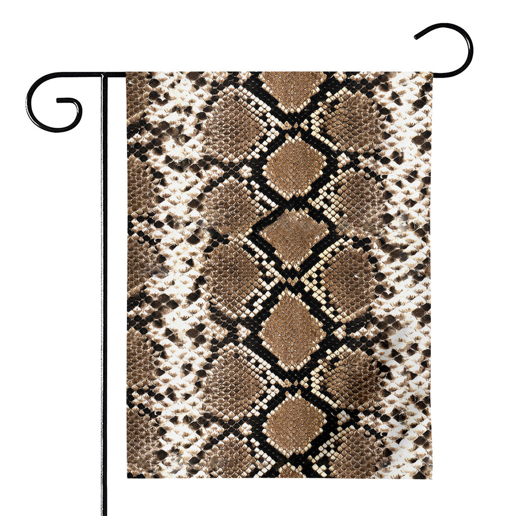 Brown Python Snakeskin Print House Flag