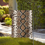 Brown Python Snakeskin Print House Flag