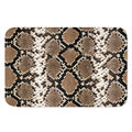 Brown Python Snakeskin Print Indoor Door Mat