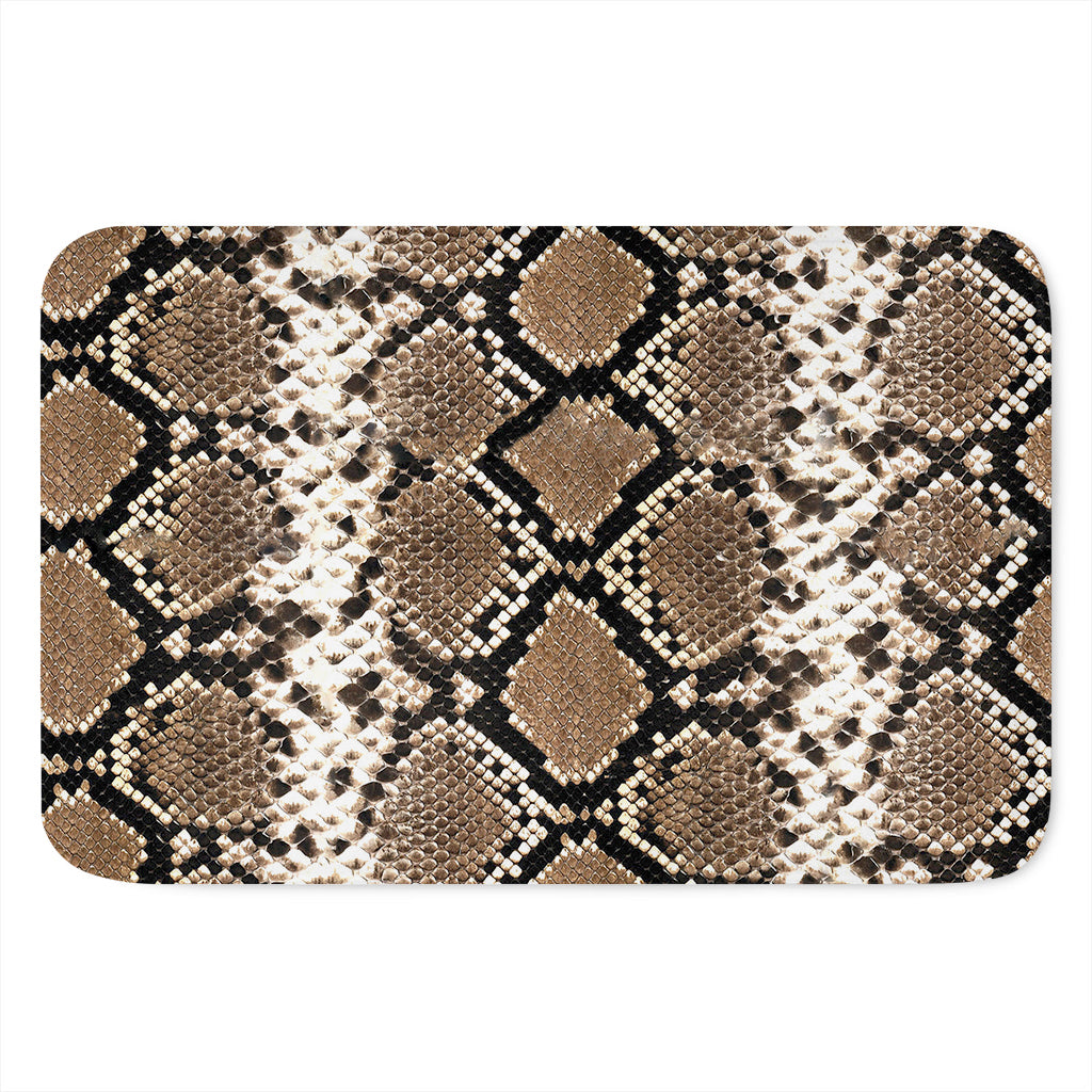 Brown Python Snakeskin Print Indoor Door Mat