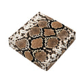 Brown Python Snakeskin Print Outdoor Seat Cushion Cover