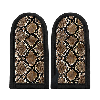 Brown Python Snakeskin Print Skillet Handle Cover