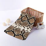 Brown Python Snakeskin Print Towel