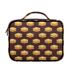 Brown Sandwiches Pattern Print Briefcase Bible Bag
