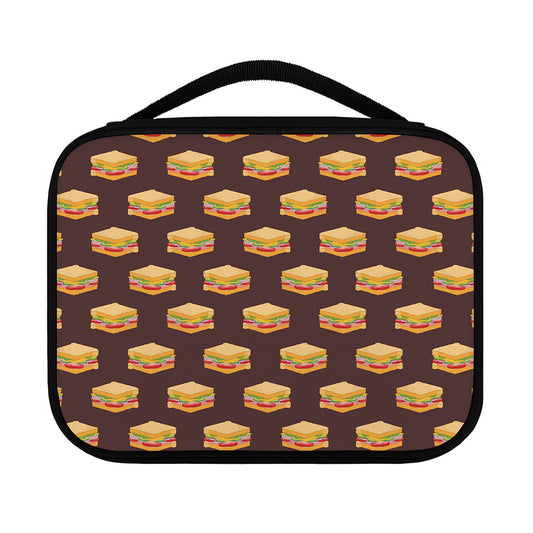 Brown Sandwiches Pattern Print Classic Bible Case