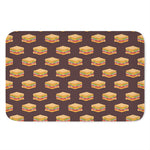 Brown Sandwiches Pattern Print Indoor Door Mat