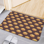 Brown Sandwiches Pattern Print Indoor Door Mat