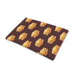 Brown Sandwiches Pattern Print Pet Cooling Mat Cover