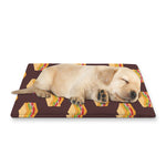 Brown Sandwiches Pattern Print Pet Cooling Mat Cover