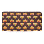 Brown Sandwiches Pattern Print Towel