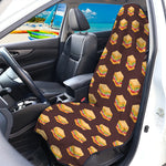 Brown Sandwiches Pattern Print Waterproof Car Seat Cover