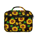 Brown Sunflower Pattern Print Briefcase Bible Bag