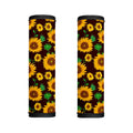 Brown Sunflower Pattern Print Handle Covers