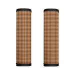 Brown Tattersall Pattern Print Handle Covers